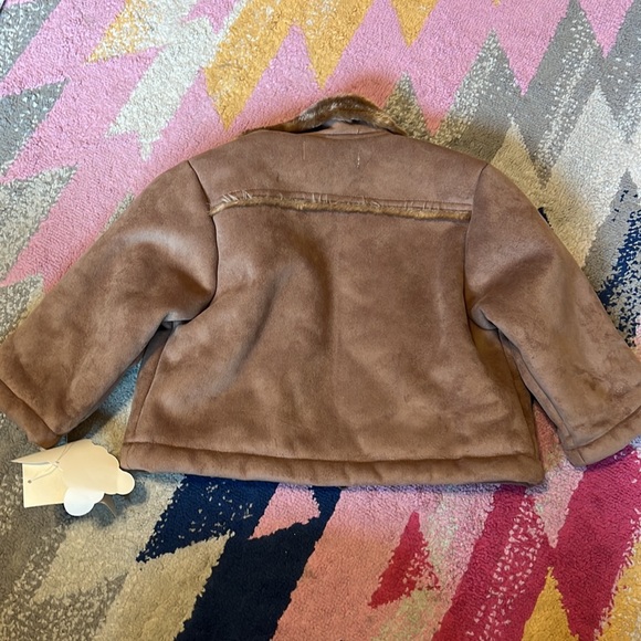 NWT Wigeon faux suede and faux fur jacket - Picture 6 of 7